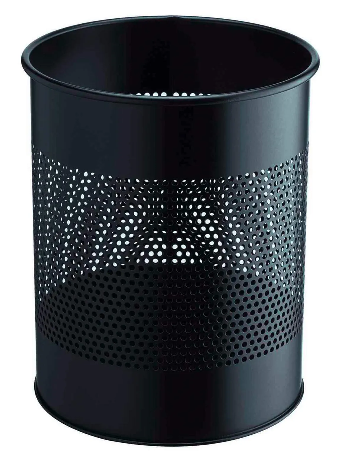 Kovový odpadkový koš kulatý DURABLE 15/P165 - Černý