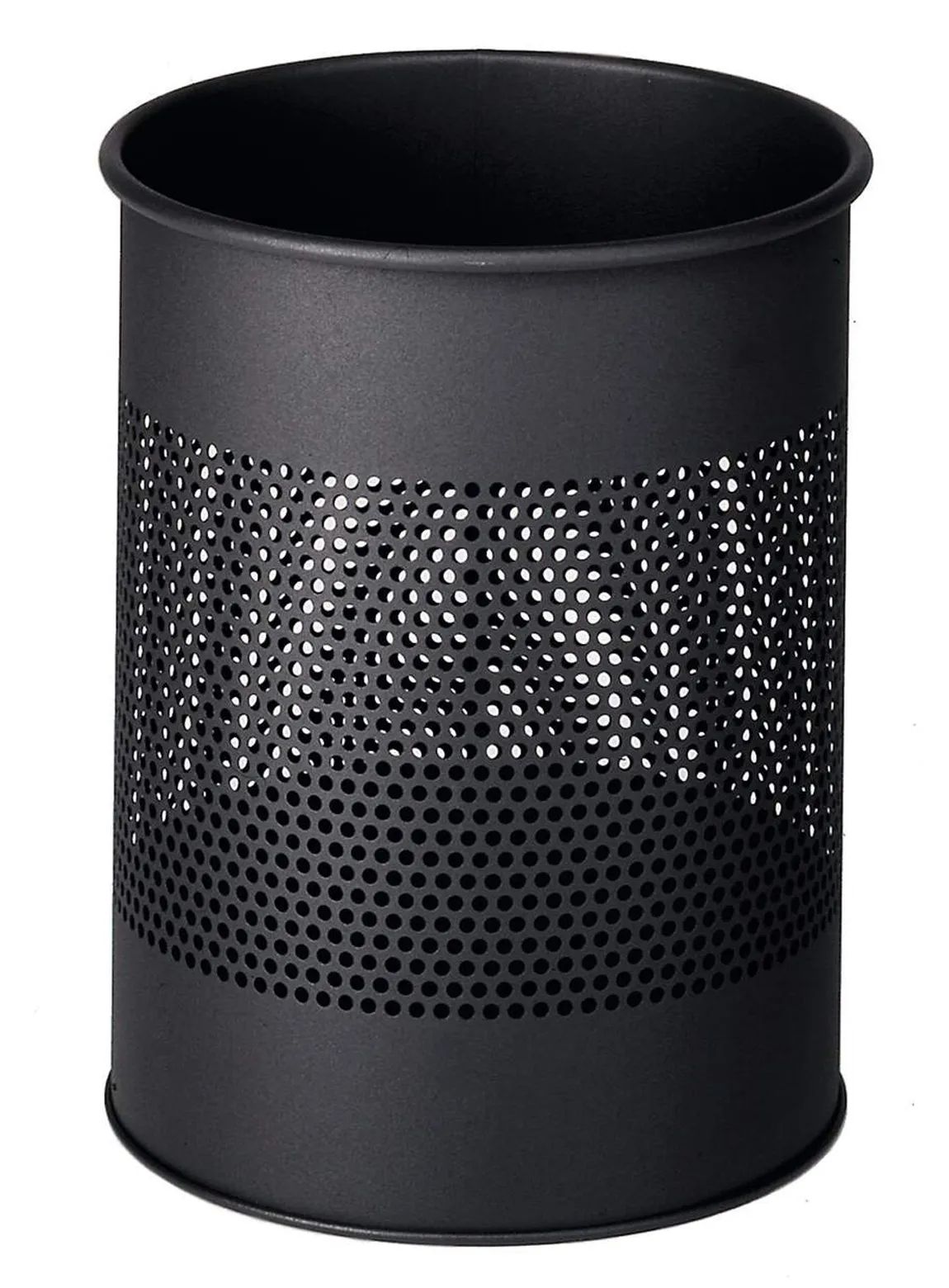 Kovový odpadkový koš kulatý DURABLE 15/P165 - Charcoal