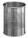 Kovový odpadkový koš kulatý DURABLE 15/P165 - Nerez