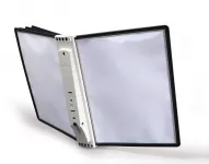 SHERPA nástěnný držák s 5 černými kapsami A4 DURABLE