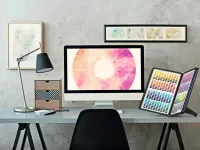 SHERPA Stolní držák s 5 černými kapsami formátu A4 DURABLE