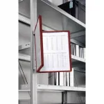 VARIO magnetický držák s 5 Červenými kapsami A4 DURABLE