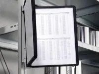 VARIO magnetický držák s 5 Černými kapsami A4 DURABLE VARIO magnetický držák s 5 Černými kapsami A4 DURABLE