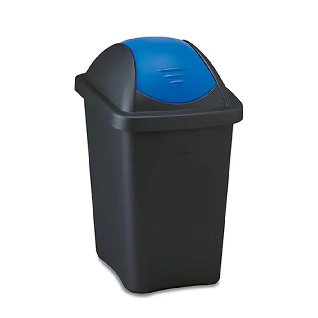 Odpadkový koš na tříděný odpad 30 l MULTIPAT - Modré víko A-Z Reklama CZ