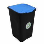 Odpadkový koš na tříděný odpad 50 l ECOGREEN - Modré víko A-Z Reklama CZ