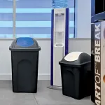 Odpadkový koš na tříděný odpad 60 l MULTIPAT - Bílé víko A-Z Reklama CZ
