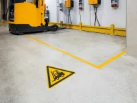 Podlahová páska Basic 0,5mm pro značení - Žlutá DURABLE