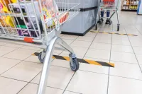 Podlahová páska pro značení 0,7mm - Žluto/Černá DURABLE