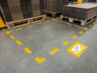 Podlahové značení okénko A5, odnímatelné DURABLE