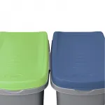 Třídící odpadkový koš HOME ECO SYSTEM 25 l Zelené víko A-Z Reklama CZ