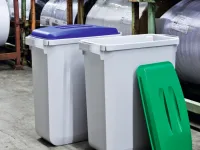 Odpadkový koš DURABLE - DURABIN 60 litrů - Žlutý