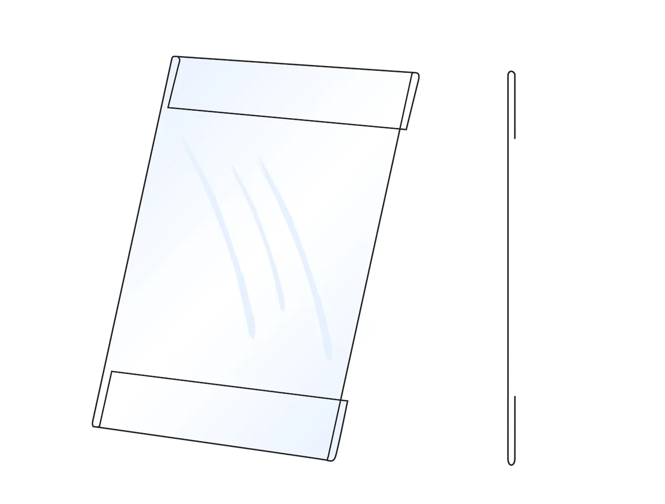 PVC Kapsa A3 tvar C na výšku Lesklý povrch A-Z Reklama CZ