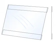 PVC Kapsa A4 tvar C na šířku Lesklý povrch