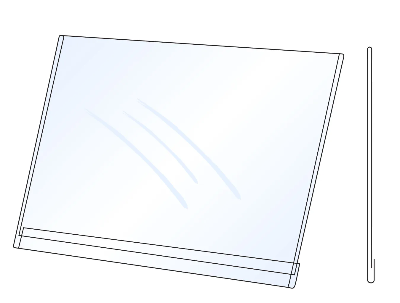 PVC Kapsa A3 tvar O na šířku Lesklý povrch A-Z Reklama CZ