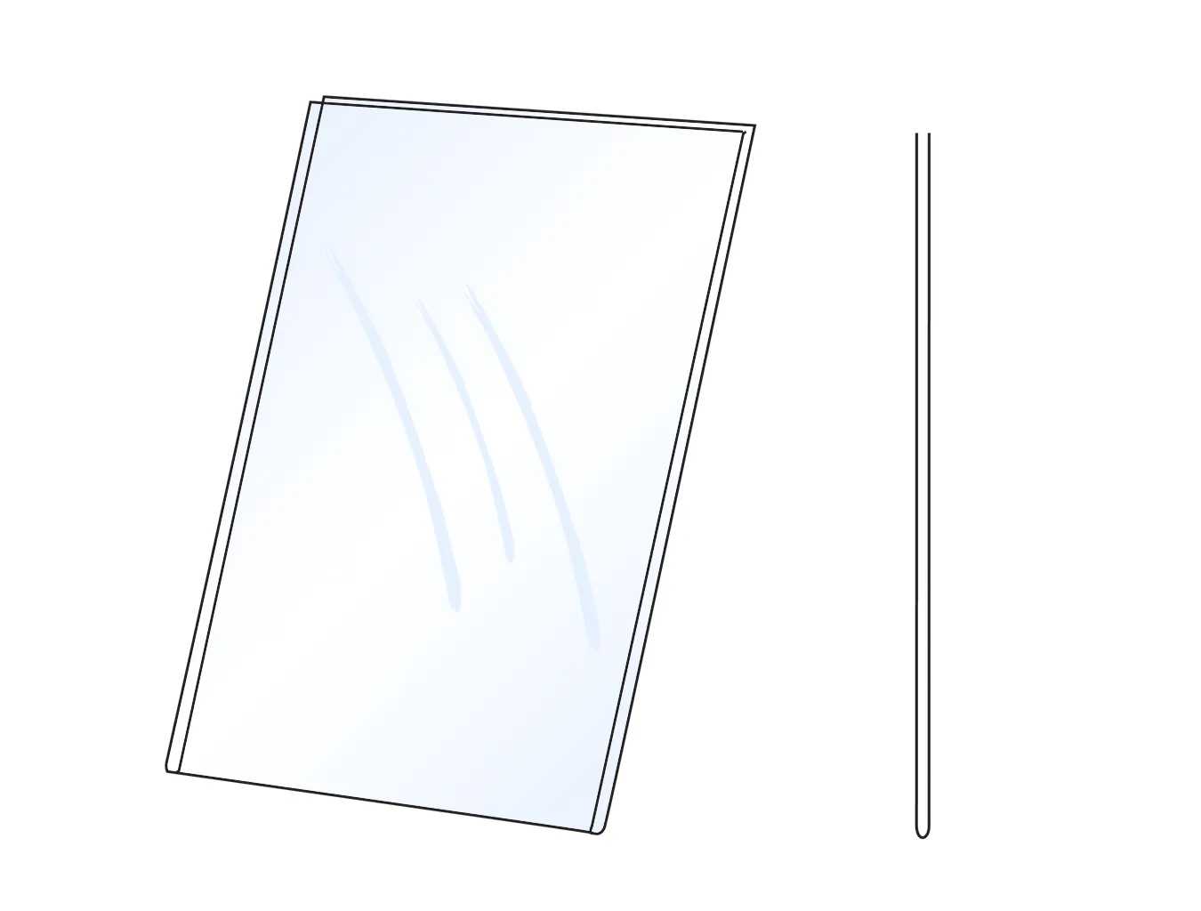 PVC Kapsa A5 tvar U na výšku Lesklý povrch A-Z Reklama CZ