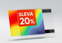PVC Kapsa 1/2A4 tvar C na šířku Matný povrch Magnetická A-Z Reklama CZ