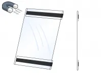 PVC Kapsa 1/2A4 tvar C na výšku Lesklý povrch Magnetická