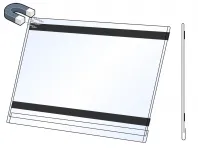 PVC Kapsa A2 tvar O na šířku Matný povrch Magnetická