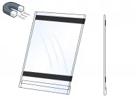 PVC Kapsa A2 tvar O na výšku Lesklý povrch Magnetická