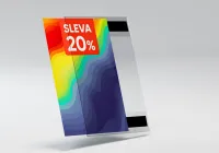 PVC Kapsa A5 tvar C na výšku Lesklý povrch Magnetická A-Z Reklama CZ
