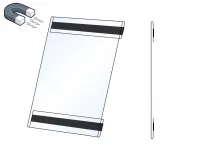 PVC Kapsa A6 tvar C na výšku Matný povrch Magnetická