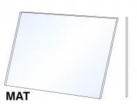 PVC Kapsa DL 1/3A4 tvar U na šířku Matný povrch A-Z Reklama CZ