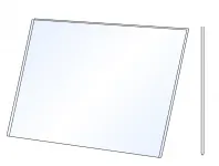 PVC Kapsa DL 1/3A4 tvar U na šířku Matný povrch