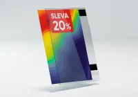 PVC Kapsa DL 1/3A4 tvar O na výšku Matný povrch Magnetická A-Z Reklama CZ