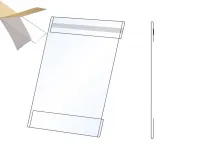 PVC Kapsa DL 1/3A4 tvar C na výšku Matný povrch Samolepící