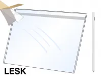 PVC Kapsa 50x70 tvar U na šířku Lesklý povrch - Samolepící A-Z Reklama CZ