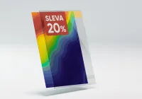PVC Kapsa A7 tvar O na výšku Lesklý povrch Samolepící A-Z Reklama CZ