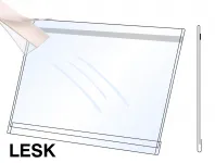 PVC Kapsa A2 tvar O na šířku Lesklý povrch Samolepící Pěnovka A-Z Reklama CZ