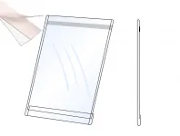 PVC Kapsa A3 tvar O na výšku Lesklý povrch Samolepící Pěnovka