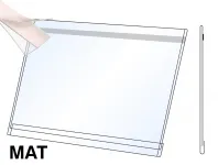 PVC Kapsa A6 tvar O na šířku Matný povrch Samolepící Pěnovka A-Z Reklama CZ