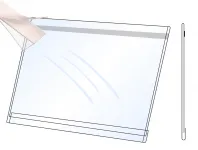 PVC Kapsa 1/2A4 tvar O na šířku Lesklý povrch Samolepící Pěnovka