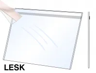PVC Kapsa 25x40 tvar U na šířku Lesklý povrch Samolepící Pěnovka A-Z Reklama CZ