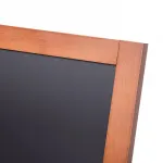 Dřevěné popisovatelné áčko Flip 49x89 cm - Světle hnědé A-Z Reklama CZ