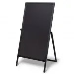 Dřevěné popisovatelné áčko Flip 62x114 cm - Černé A-Z Reklama CZ