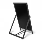 Dřevěné popisovatelné áčko Flip 62x114 cm - Černé A-Z Reklama CZ