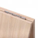 Dřevěný poutač Áčko pro psaní křídou a fixy - Světle hnědé A-Z Reklama CZ