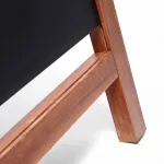 Dřevěný zaoblený poutač s křídovou tabulí 55x85 - světle hnědý A-Z Reklama CZ Dřevěný zaoblený poutač s křídovou tabulí 55x85 - světle hnědý A-Z Reklama CZ