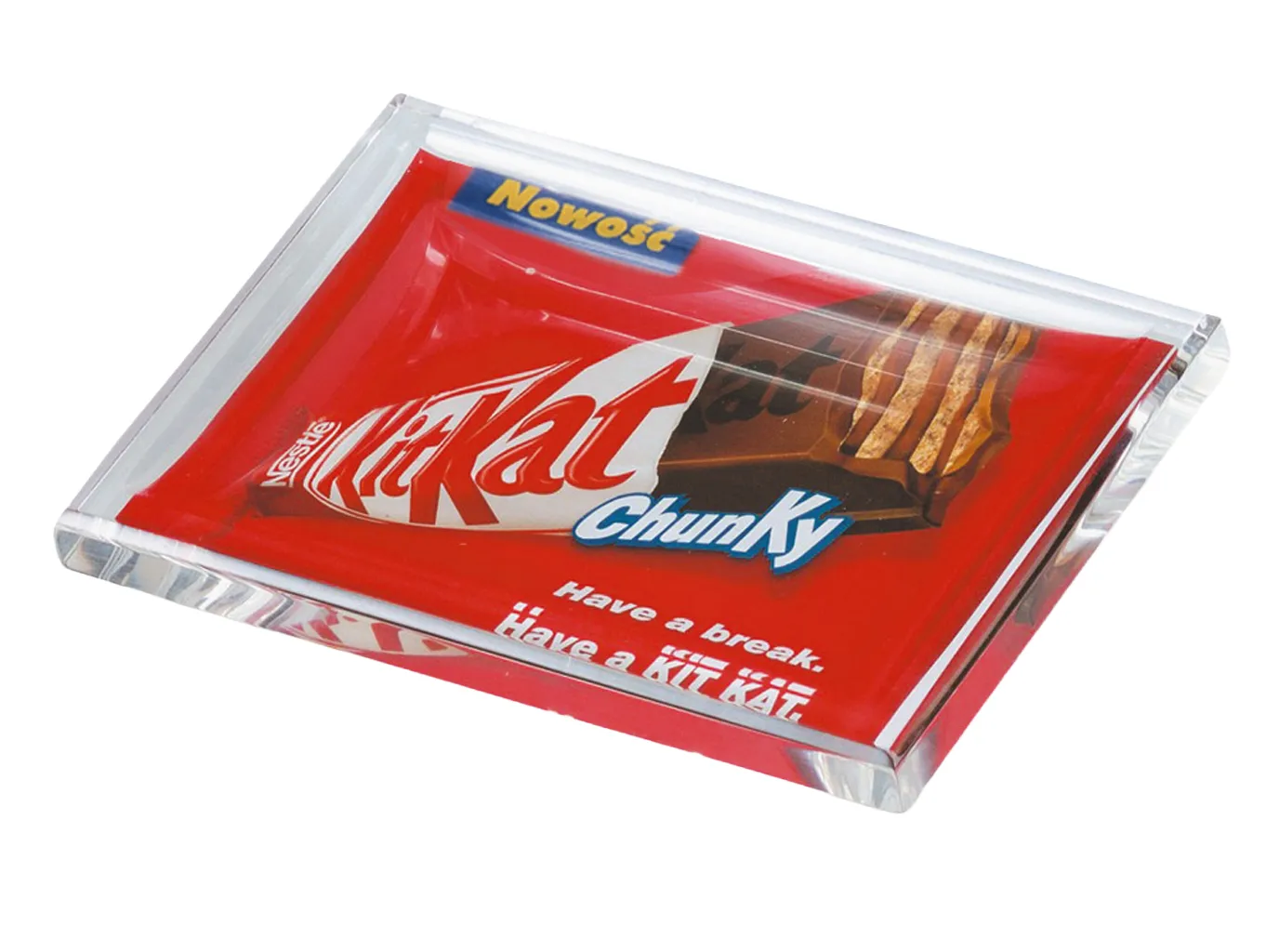 Dvojdílný reklamní skleněný mincovník TOP GLASS 2 One A-Z Reklama CZ