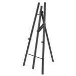 Opěrný Stojan pro umístění dřevěné tabule Černý lak A-Z Reklama CZ