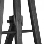 Opěrný Stojan pro umístění dřevěné tabule Černý lak A-Z Reklama CZ