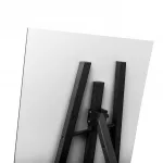 Opěrný Stojan pro umístění dřevěné tabule Černý lak A-Z Reklama CZ