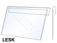 PVC Závěsná kapsa 1/2A4 na šířku Lesklý povrch A-Z Reklama CZ