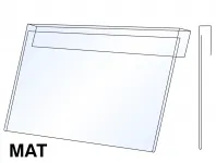 PVC Závěsná kapsa 1/2A4 na šířku Matný povrch A-Z Reklama CZ