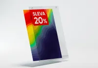 PVC Závěsná kapsa A2 na výšku s nýtovanými oky Matná A-Z Reklama CZ