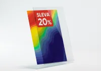 PVC Závěsná kapsa A4 s otvory pro uchycení Lesklá A-Z Reklama CZ