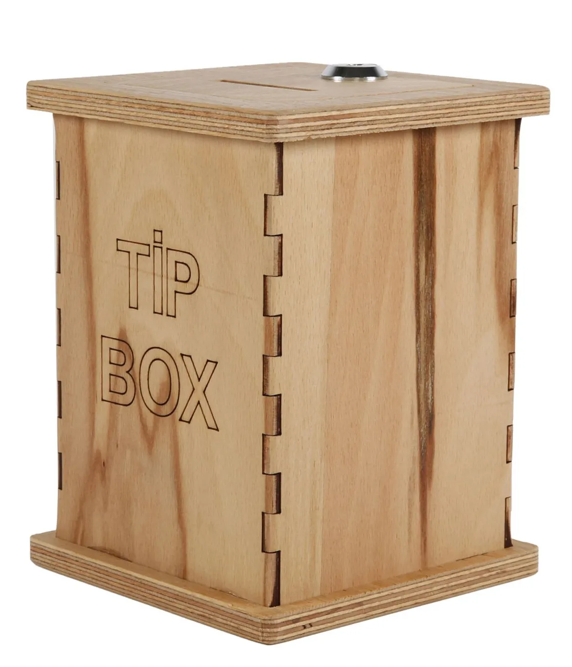 Dřevěný box na losy, kupony, sbírky a vizitky - Přírodní A-Z Reklama CZ